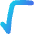 Square Root Sign Icon from Flex Gradient Set