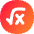 Square Root X Circle Icon from Flex Gradient Set