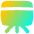 Projector Board Icon from Flex Gradient Set