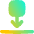 Move Down Icon from Flex Gradient Set