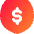 Money Shield Icon from Flex Gradient Set