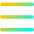 Hamburger Menu 1 Icon from Flex Gradient Set