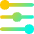 Horizontal Slider 2 Icon from Flex Gradient Set