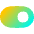 Horizontal Toggle Button Single Right Icon from Flex Gradient Set
