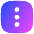 Vertical Menu Square Icon from Flex Gradient Set