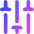 Vertical Slider 3 Icon from Flex Gradient Set