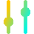 Vertical Slider 4 Icon from Flex Gradient Set