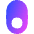 Vertical Toggle Button Single Bottom Icon from Flex Gradient Set