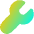 Wrench Icon from Flex Gradient Set