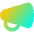 Megaphone 1 Icon from Flex Gradient Set