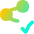 Share Link Approved Icon from Flex Gradient Set