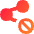 Share Link Block Icon from Flex Gradient Set