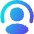 User Podcast Icon from Flex Gradient Set
