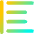 Align Left 2 Icon from Flex Gradient Set