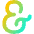 Ampersand Icon from Flex Gradient Set