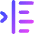 Indent Left Icon from Flex Gradient Set