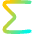 Sigma Icon from Flex Gradient Set