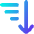 Sort Descending Icon from Flex Gradient Set
