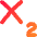 Subscript 1 Icon from Flex Gradient Set