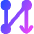 Text Flow Columns Icon from Flex Gradient Set