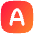 Text Square Icon from Flex Gradient Set