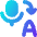 Voice Typing Word Convert Icon from Flex Gradient Set