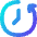 Rewind Clock Icon from Flex Gradient Set