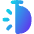 Stopwatch Half Icon from Flex Gradient Set