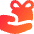 Give Gift Icon from Flex Gradient Set