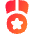 Star Medal 2 Icon from Flex Gradient Set