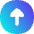 Upload Circle Icon from Flex Gradient Set
