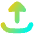 Upload Tray Icon from Flex Gradient Set