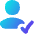 User Check Validate Icon from Flex Gradient Set
