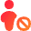 User Full Body Block Remove Icon from Flex Gradient Set