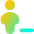 User Full Body Remove Subtract Icon from Flex Gradient Set