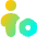 User Full Body Setting Bolt Nut Icon from Flex Gradient Set