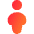 User Full Body Icon from Flex Gradient Set