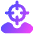 User Head Focus Icon from Flex Gradient Set