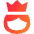 User King Crown Icon from Flex Gradient Set
