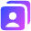 User Multiple Accounts Icon from Flex Gradient Set