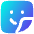 User Sticker Square Icon from Flex Gradient Set