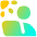 User Work Laptop Outdoor Icon from Flex Gradient Set