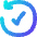 Check Backward Icon from Flex Gradient Set