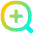 Zoom In Icon from Flex Gradient Set