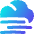 Fog Cloud Icon from Flex Gradient Set