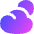 Sun Cloud Icon from Flex Gradient Set