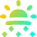 Sun Snow Icon from Flex Gradient Set