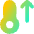 Thermometer Increase Icon from Flex Gradient Set