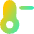 Thermometer Negative Icon from Flex Gradient Set