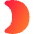 Waxing Cresent Moon Icon from Flex Gradient Set